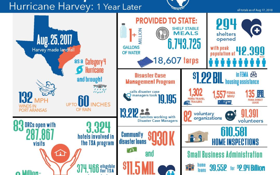 In-Depth Infographics Detail One Year of Harvey Recovery
